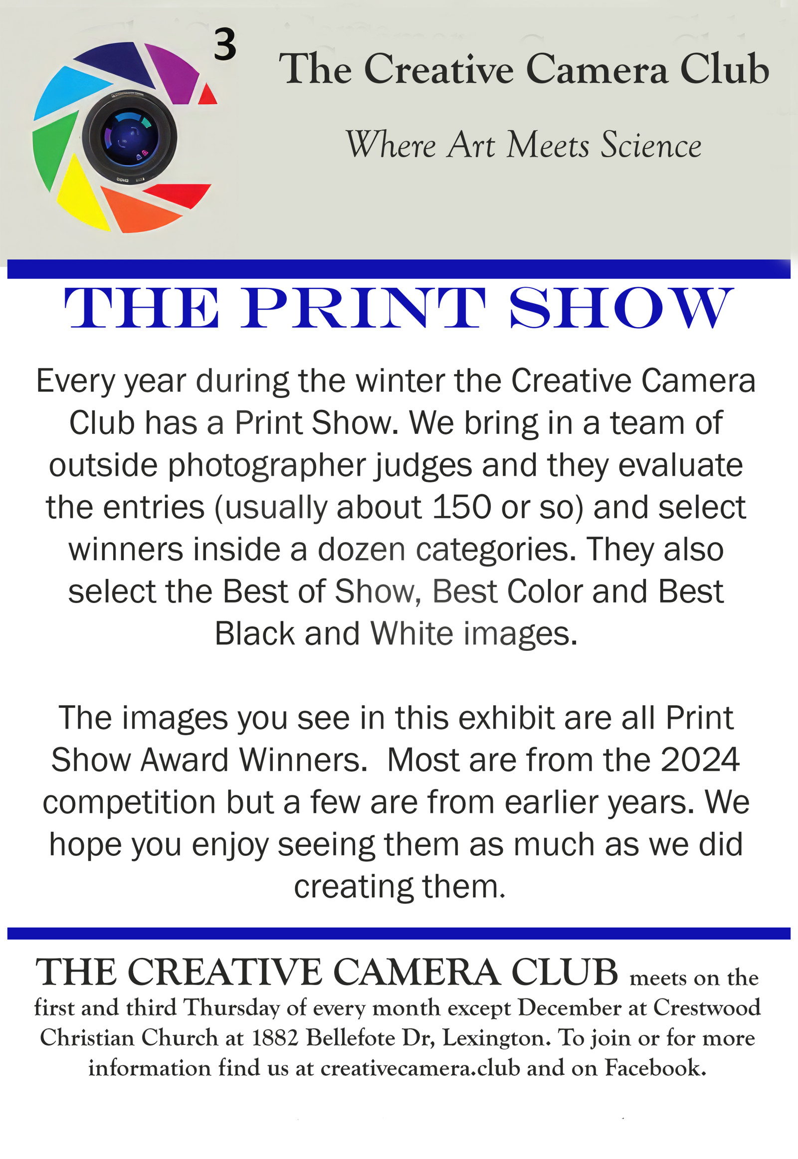 The Creative Camera Club - The Print Show